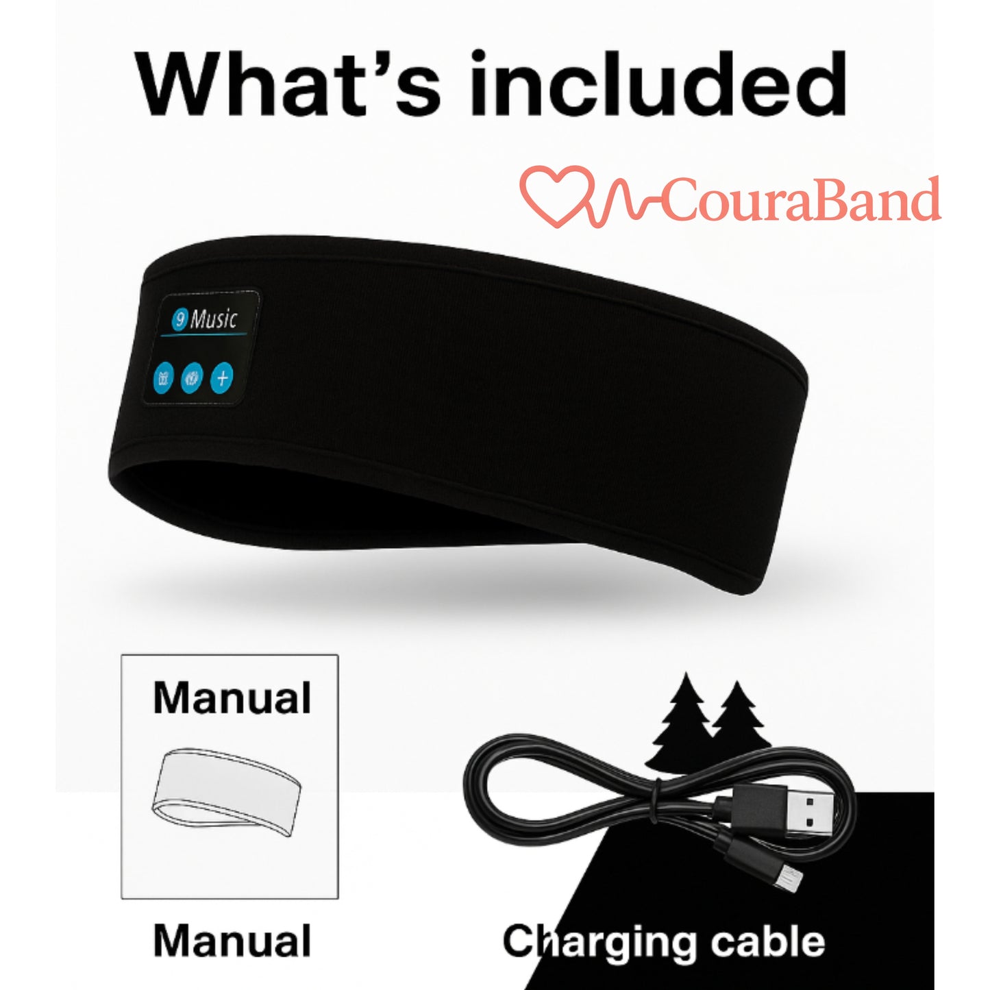 CouraBand™ Pro Audio Headband